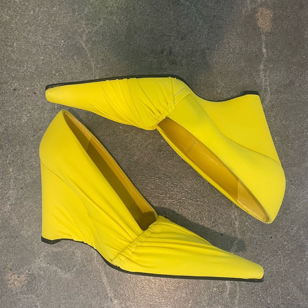 JW Anderson Yellow Women's Wedge Shoes Size 9